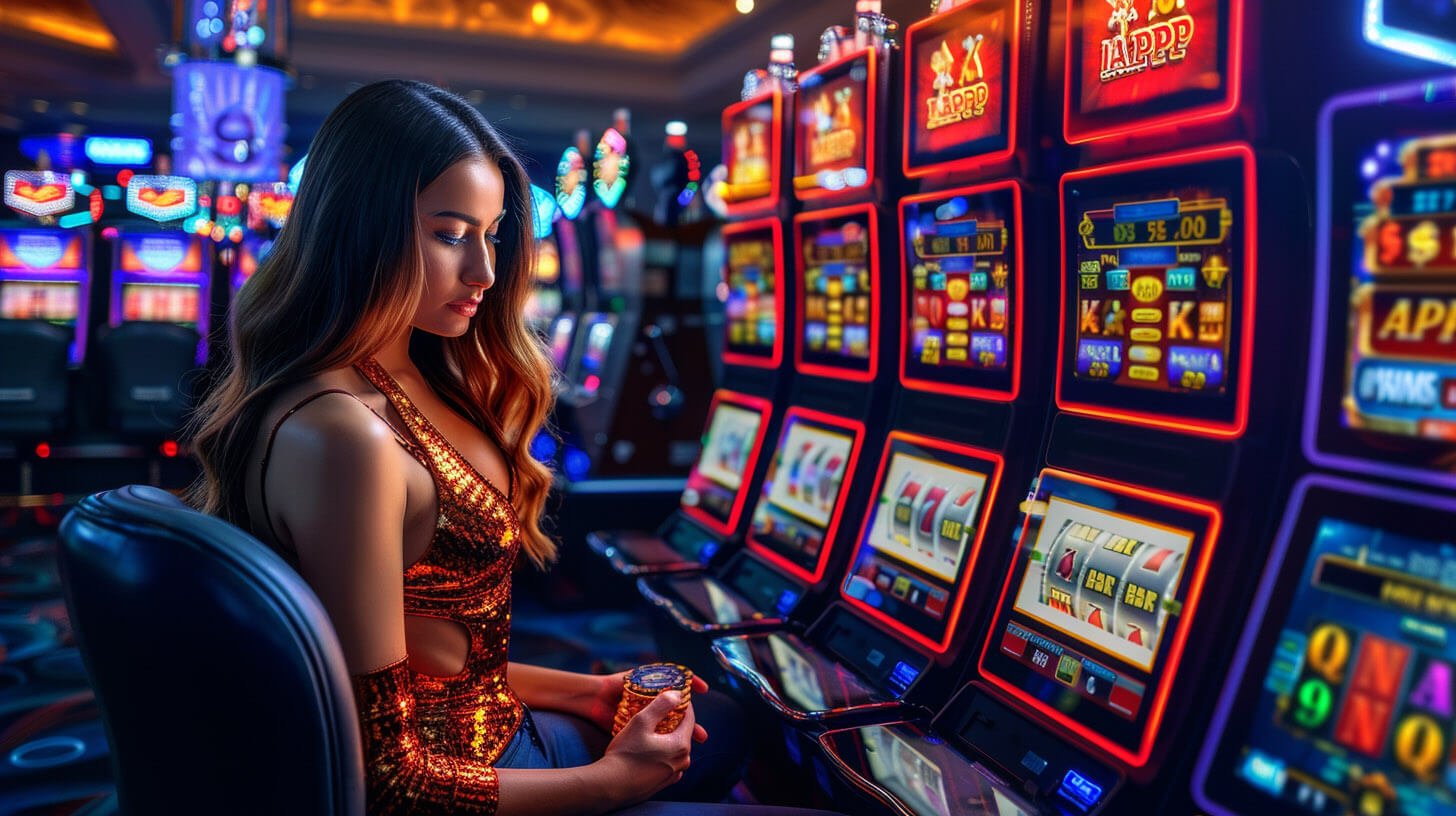 Dealer kasino live berinteraksi dengan pemain dalam sesi taruhan online